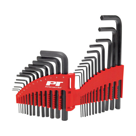 PERFORMANCE TOOL 25 Piece Metric/SAE Hex Key Set, W80281 W80281